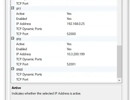 tcp/ip settings