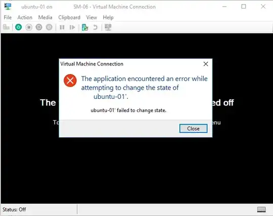 a VM boot error