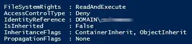 GET-Acl output for directory