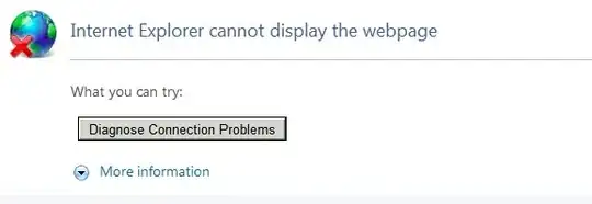 Internet Explorer cannot display the webpage