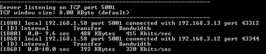 IPERF.exe server