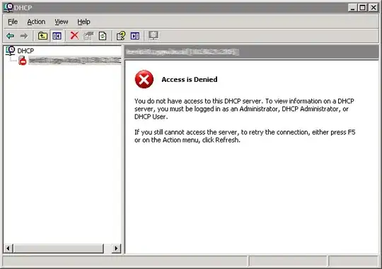 DHCP Tool - Access Denied