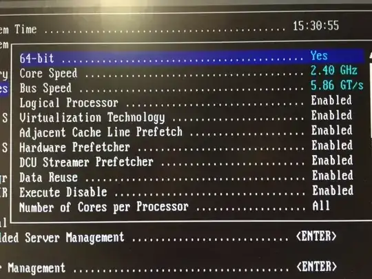 BIOS Settings screenshot #1