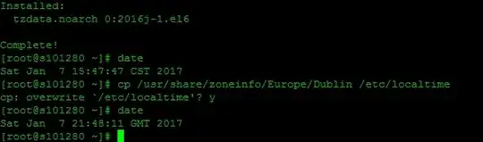 Weird server time zone situation