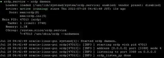 systemctl status xrdp