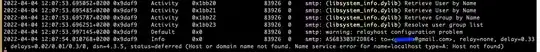 Postfix log file output