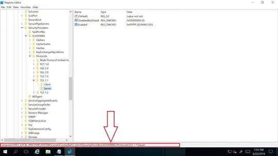 Browse the Path for TLS check