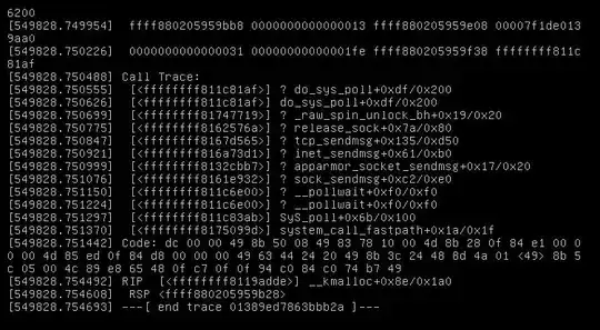 stack trace
