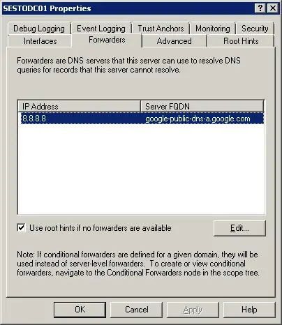 Windows Server DNS Setup