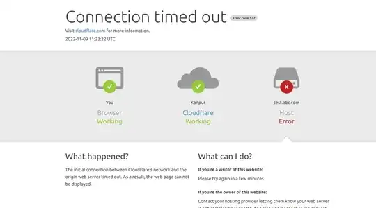 Timed Out error