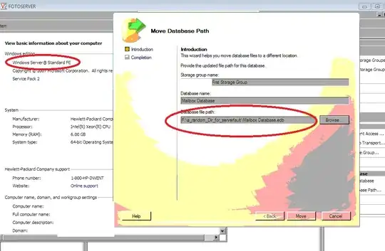 SBS2008 exchange move directory