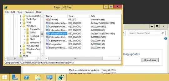 Orange Color Scheme on Windows Server 2012 R2