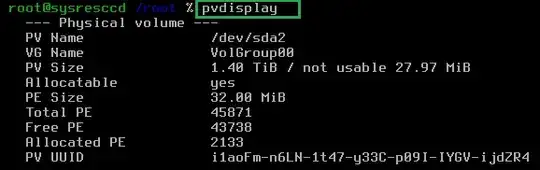 pvdisplay