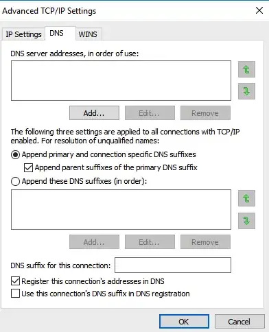 DNS properties
