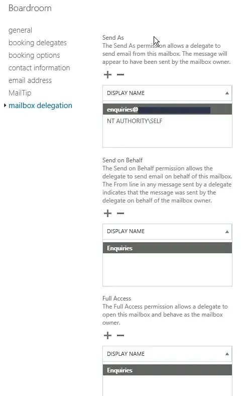 Mailbox Delegation