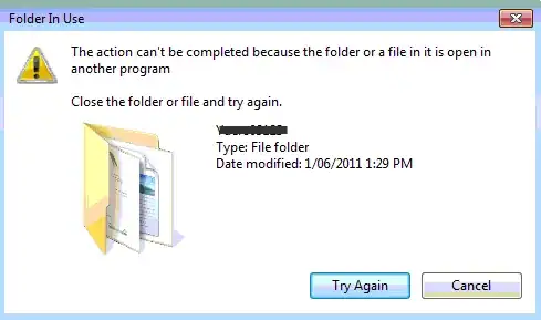 Folder In Use