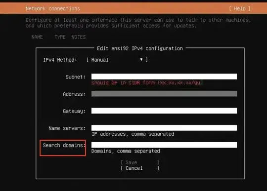Ipv4 configuration