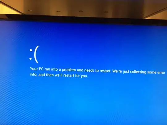 Here's the message I get when the machine crashes
