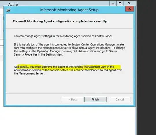 Microsoft Monotoring Agent Completion Message
