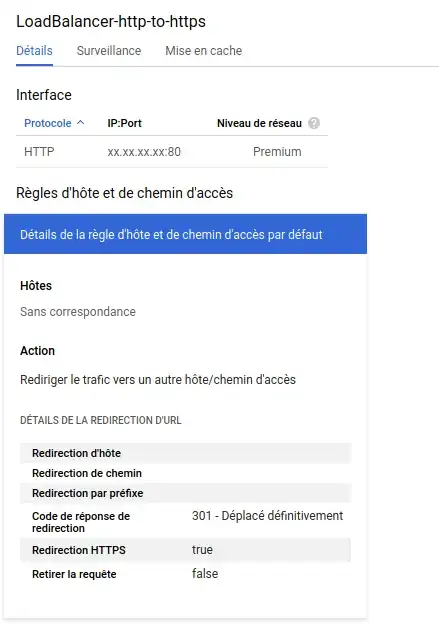 Load-balancer-http-to-https settings