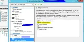 VM billy - tim sync via hyper-v
