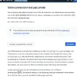 SSL error in chrome