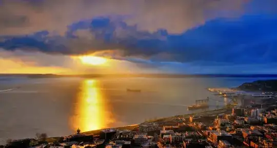 A Seattle sunset