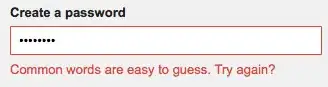 bad password