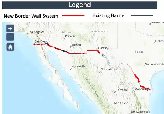 US Mexico border image