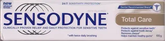 Sensodyne box