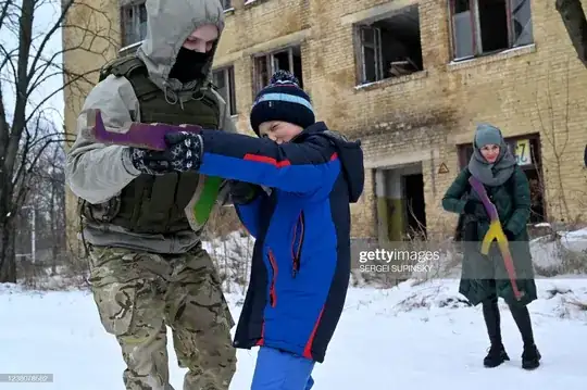 Picture including child