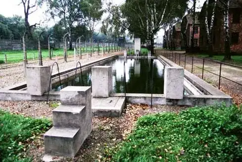 Swimming pool at Auschwitz main camp, 1996