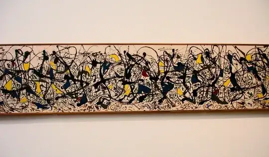 Jackson Pollack Summertime #9 painting