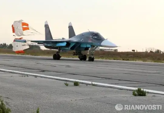 A Russian fighter jet
