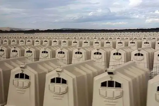 Alleged picture of veal farm