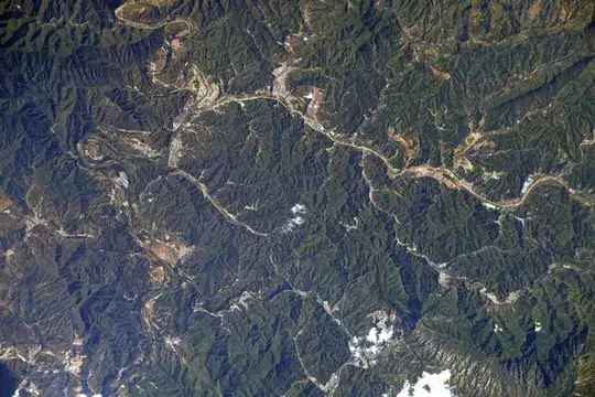 great wall from space