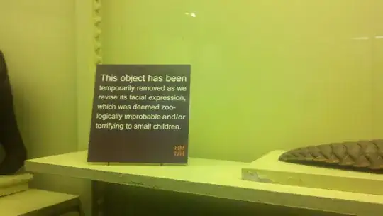 HMNH sign behind glass