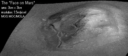 'face' on mars