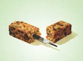 A file baked into a cake.