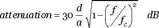 microwave shielding formula