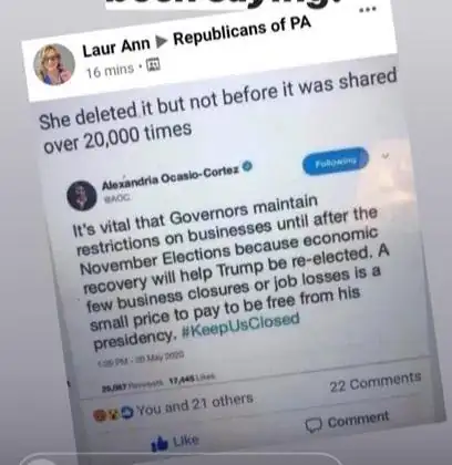 AOC tweet(?)