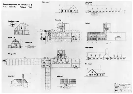 Crematoria & Gas Chamber Plans