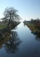 9.7 km of water