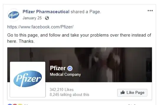 Post telling users where the real page is