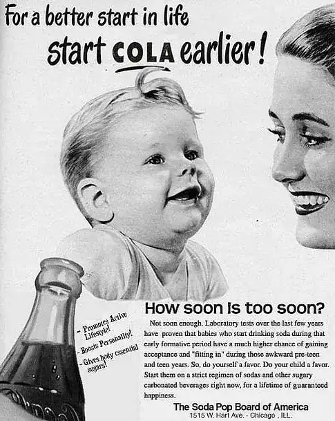 Start cola earlier - too soon is not soon enough!