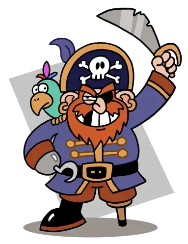Pirate with eye-patch