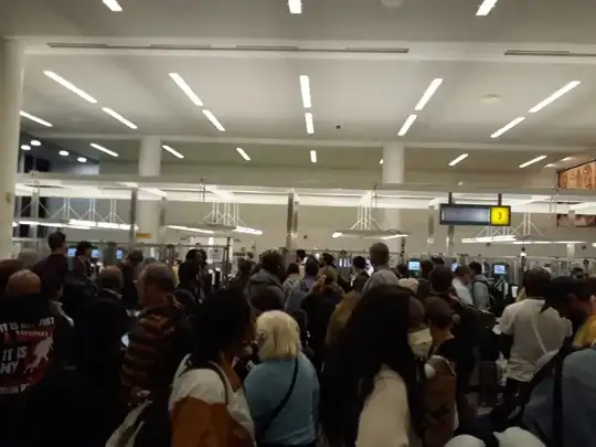 Photo of queues