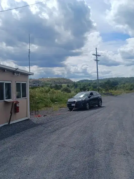 Photo of car being charged