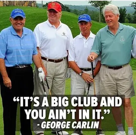 Picture of Guillini, Trump, Bloomberg and Clinton