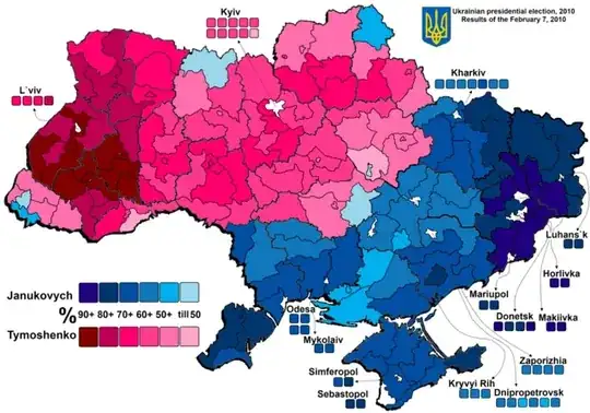 Другий тур 2010 по округах-en.png
